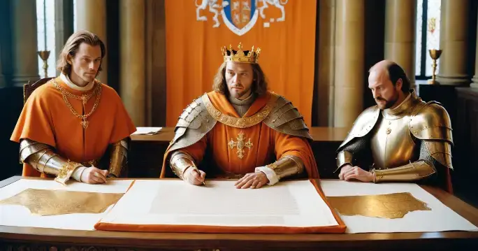 King signing the magna carta