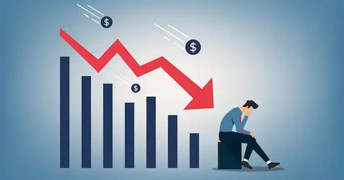 A chart show the decline and Economic crisis CraigMinds