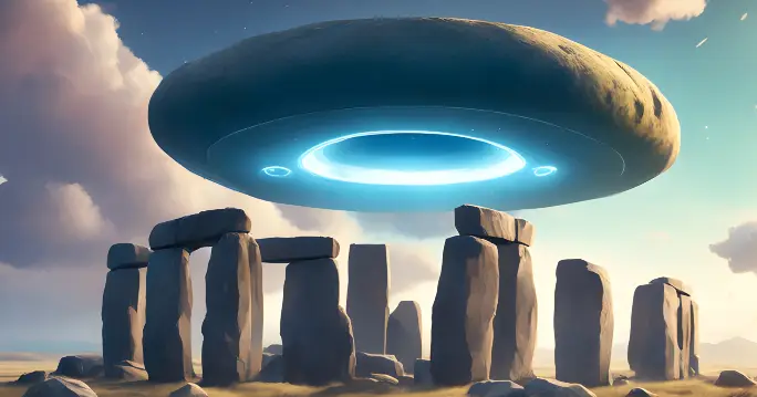 myth connects Stonehenge to extra-terrestrial visitors.