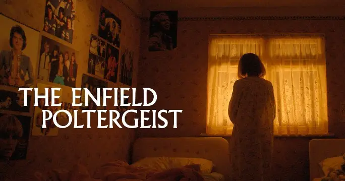 An image capturing the essence of the Enfield Poltergeist, featuring unsettling events and paranormal activity in a residential space.