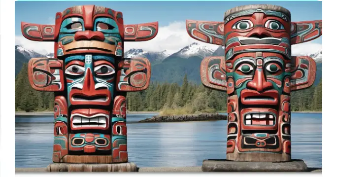 tlingit totem poles