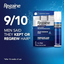 Regaine For Men Hair Regrowth Foam, Growth Serums with Keratin for Fuller, Healthier Hair